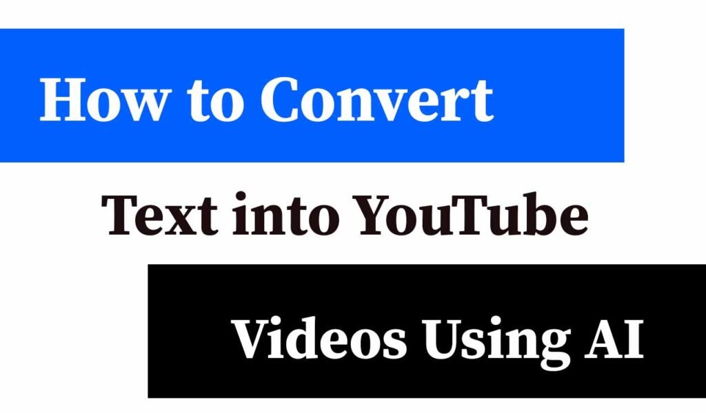 How to Convert Text into YouTube Videos Using AI (Fliki Guide)